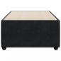 Preview: Bettgestell Schwarz 90x190 cm Samt