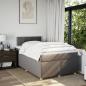 Preview: Boxspringbett mit Matratze Taupe 120x200 cm Stoff