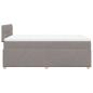Preview: Boxspringbett mit Matratze Taupe 120x200 cm Stoff