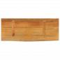 Preview: Tischplatte mit Baumkante 80x20x2,5 cm Massivholz Mango