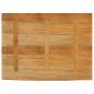 Preview: Tischplatte mit Baumkante 90x60x2,5 cm Massivholz Mango