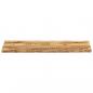 Preview: Tischplatte mit Baumkante 120x40x3,8 cm Raues Mango Massivholz