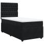 Preview: Boxspringbett mit Matratze Schwarz 90x200 cm Samt