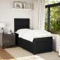 Preview: Boxspringbett mit Matratze Schwarz 90x200 cm Samt