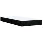 Preview: Boxspringbett mit Matratze Schwarz 90x190 cm Stoff