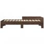 Preview: Bettgestell ohne Matratze Braun Eiche 90x190 cm Holzwerkstoff