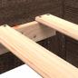 Preview: Bettgestell ohne Matratze Braun Eiche 90x190 cm Holzwerkstoff