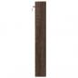 Preview: Vitrinenschrank Braun Eichen-Optik 80x8,5x58 cm Holzwerkstoff