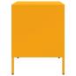 Preview: Nachttisch Senfgelb 36x39x50,5 cm Stahl