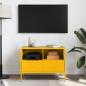Preview: TV-Schrank Senfgelb 68x39x50,5 cm Stahl