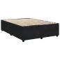Preview: Boxspringbett mit Matratze Schwarz 140x200 cm Samt