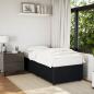 Preview: Bettgestell ohne Matratze Schwarz 100x200 cm Samt