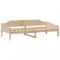 Preview: Massivholzbett ohne Matratze 80x200 cm Kiefernholz