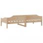 Preview: Massivholzbett ohne Matratze 80x200 cm Kiefernholz