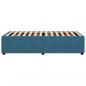Preview: Bettgestell Blau 100x200 cm Samt