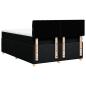 Preview: Boxspringbett mit Matratze Schwarz 160x200 cm Stoff
