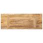 Preview: Tischplatte 80x40x2,5 cm Rechteckig Massivholz Mango