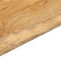 Preview: Tischplatte 80x40x2,5 cm Rechteckig Massivholz Mango