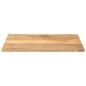 Preview: Tischplatte 90x80x3,8 cm Rechteckig Massivholz Mango