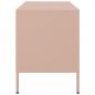 Preview: TV-Schränke 2 Stk. Rosa 68x39x50,5 cm Stahl