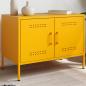 Preview: ARDEBO.de - TV-Schrank Senfgelb 68x39x50,5 cm Stahl