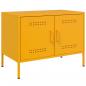 Preview: TV-Schrank Senfgelb 68x39x50,5 cm Stahl