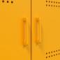 Preview: TV-Schrank Senfgelb 68x39x50,5 cm Stahl