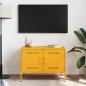 Preview: TV-Schrank Senfgelb 68x39x50,5 cm Stahl