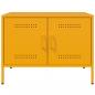 Preview: TV-Schrank Senfgelb 68x39x50,5 cm Stahl