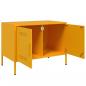 Preview: TV-Schrank Senfgelb 68x39x50,5 cm Stahl