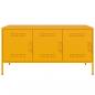 Preview: TV-Schrank Senfgelb 100,5x39x50,5 cm Stahl