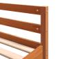 Preview: Hochbett mit Schreibtisch & Leiter Braun 160x200 cm Kiefernholz