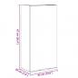 Preview: Wand-Badschrank Sonoma-Eiche 32x20x67 cm