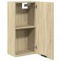 Preview: Wand-Badschrank Sonoma-Eiche 32x20x67 cm