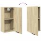Preview: Wand-Badschrank Sonoma-Eiche 32x20x67 cm