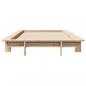 Preview: Massivholzbett ohne Matratze 75x190 cm Kiefernholz