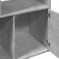 Preview: Bücherregal Betongrau 70x36x189 cm Holzwerkstoff