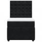 Preview: Boxspringbett mit Matratze Schwarz 90x190 cm Samt