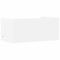 Preview: Wandregal Weiß 70,5x35x30,5 cm Holzwerkstoff