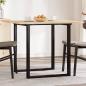 Preview: ARDEBO.de - Tischplatte Quadratisch 90x90x2 cm Massivholz Akazie