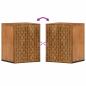 Preview: Bad-Wandschrank 38x33x48 cm Massivholz Mango