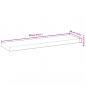 Preview: Tischplatte 80x20x4 cm Rechteckig Massivholz Akazie