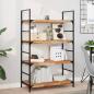 Preview: Tischplatte 100x40x4 cm Rechteckig Massivholz Akazie