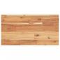Preview: Tischplatte Rechteckig 40x20x2 cm Massivholz Akazie