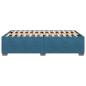 Preview: Bettgestell Blau 120x190 cm Samt