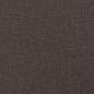 Preview: Bettgestell ohne Matratze Dunkelbraun 120x200 cm Stoff
