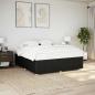 Preview: ARDEBO.de - Bettgestell ohne Matratze Schwarz 200x200 cm Stoff