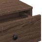 Preview: Couchtisch Braun Eichen-Optik 90x90x28 cm Holzwerkstoff
