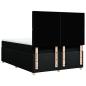 Preview: Boxspringbett mit Matratze Schwarz 140x200 cm Stoff