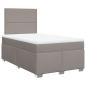 Preview: Boxspringbett mit Matratze Taupe 120x190 cm Stoff